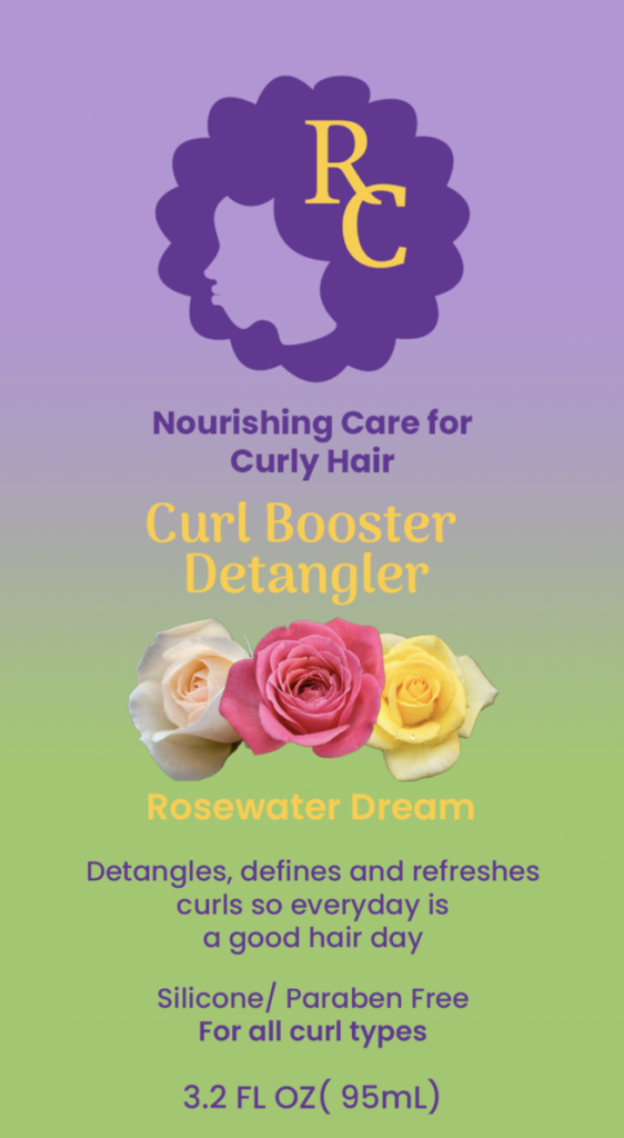 Rosewater Dream Curl Booster Detangling mist